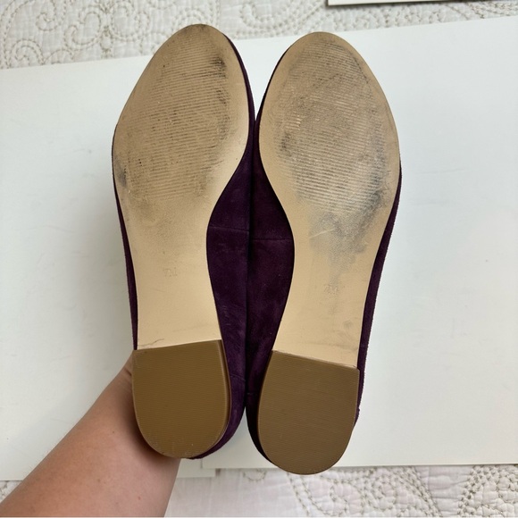 Talbots purple suede studded loafers - Picture 6 of 7
